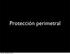 miércoles 7 de septiembre de 2011 Protección perimetral