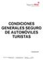 CONDICIONES GENERALES SEGURO DE AUTOMÓVILES TURISTAS