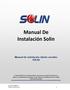 Manual De Instalación Solin