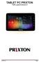 TABLET PC PRIXTON T1200 Leopard Android 4.0