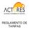 REGLAMENTO DE TARIFAS