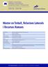 Màster en Treball, Relacions Laborals i Recursos Humans