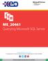 MS_20461 Querying Microsoft SQL Server