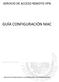 GUÍA CONFIGURACIÓN MAC