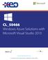 CL_50466 Windows Azure Solutions with Microsoft Visual Studio 2010