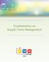 Fundamentos en Supply Chain Management