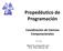 Propedéutico de Programación