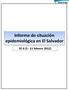 Informe de situación epidemiológica en El Salvador. SE 6 (5-11 febrero 2012)