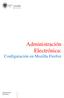 Electrónica: Configuración en Mozilla Firefox