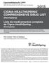 CIGNA-HEALTHSPRING COMPREHENSIVE DRUG LIST (Formulary)