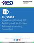 CL_55095 SharePoint 2010 and 2013 Auditing and Site Content Administration using PowerShell