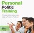 Personal. Politic. Training. Programa formativo para futuros Trainers Políticos. Sevilla