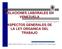RELACIONES LABORALES EN VENEZUELA ASPECTOS GENERALES DE LA LEY ORGANICA DEL TRABAJO