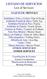LISTADO DE SERVICIOS List of Services