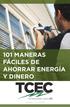 101 MANERAS FÁCILES DE AHORRAR ENERGÍA Y DINERO