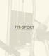 FIT SPORT. sport performance
