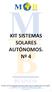 KIT SISTEMAS SOLARES AUTÓNOMOS. Nº 4