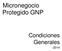 Micronegocio Protegido GNP. Condiciones Generales