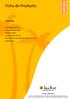 Ficha de Producto AÑO 2011. Contenidos: