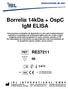Borrelia 14kDa + OspC IgM ELISA