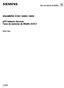 Tipos de sesiones de WebEx. SINUMERIK 810D / 840Di / 840D. eps Network Services Tipos de sesiones de WebEx SC5.0. White Paper 11/2006 --