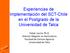 Experiencias de Implementación del SCT-Chile en el Postgrado de la Universidad de Talca