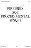 FIREBIRD: SQL PROCEDIMENTAL (PSQL)