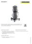 IVR 50/40 Pf. Diseño ergonómico del depósito. Material robusto, diseño para fines industriales