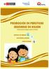 PROMOCIÓN DE PRÁCTICAS SALUDABLES DE HIGIENE Cartilla educativa dirigida a padres de familia