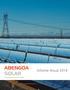 ABENGOA SOLAR. Informe Anual 2014. Energía solar para un mundo sostenible