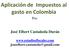 Aplicación de Impuestos al gasto en Colombia Por: