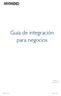 Guía de integración para negocios