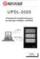 UPDL-2020. Programa de transferencia para las centrales AM2020 y AFP1010 CARGA DESCARGA. MC-DT-280 15 JULIO 1994 Doc.: 15975 Rev.