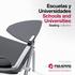Escuelas y Universidades Schools and Universities Seating collection. Soluciones integrales Integral solutions