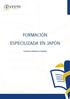 FORMACIÓN ESPECILIZADA EN JAPÓN. Comisión de Residencia y Profesión