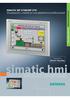 SIMATIC MP 270B/MP 370 Visualización y mando en una plataforma multifuncional. Descripción abreviada Información preliminar