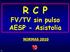 R C P. FV/TV sin pulso AESP - Asistolia NORMAS 2010