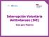 Interrupción Voluntaria del Embarazo (IVE) Guía para Mujeres