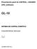Presentación panel de CONTROL - USUARIO (CPU_Software) GL-10 SISTEMA DE CONTROL DOMÓTICO. Características técnicas. Rev. 3.0 Español GLOBALCHIP S.L.