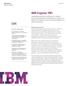 IBM Cognos TM1. Aspectos destacados. IBM Software Business Analytics