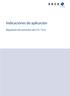 Indicaciones de aplicación. Regulación del suministro del 0 % / 70 %