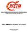 REGLAMENTO TÉCNICO DE JUEGO