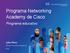 Programa Networking Academy de Cisco