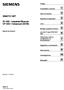 CP 443-1 Advanced (GX30) SIMATIC NET. S7-400 - Industrial Ethernet CP 443-1 Advanced (GX30) Prólogo. Propiedades y servicios 1. Datos de potencia 2