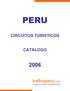 CIRCUITOS TURISTICOS CATALOGO