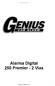 Genius Car Alarms. Alarma Digital 250 Premier - 2 Vias. www.alarmasgenius.com 1