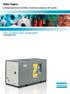 Atlas Copco. Compresores de tornillo rotativos exentos de aceite. ZR/ZT 110-750-FF & ZR/ZT 132-900 VSD-FF 110-935 kw/150-1253 CV