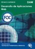 DAW. Desarrollo de Aplicaciones Web TÉCNICO SUPERIOR. TITULACIÓN OFICIAL Formación Profesional a distancia