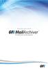 Manual de producto de GFI. GFI MailArchiver Archive Assistant