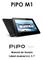 PiPO M1. Manual de Usuario Tablet Android 4.2, 9.7